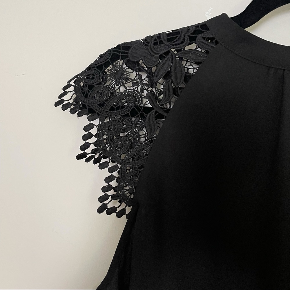 Express Crochet Cap Sleeve Open Back Top